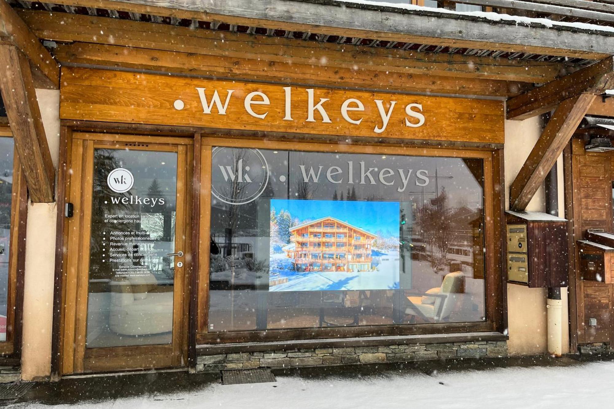 Appartamento Cosy&typical flat with balcony at the heart of Megève - Welkeys Esterno foto